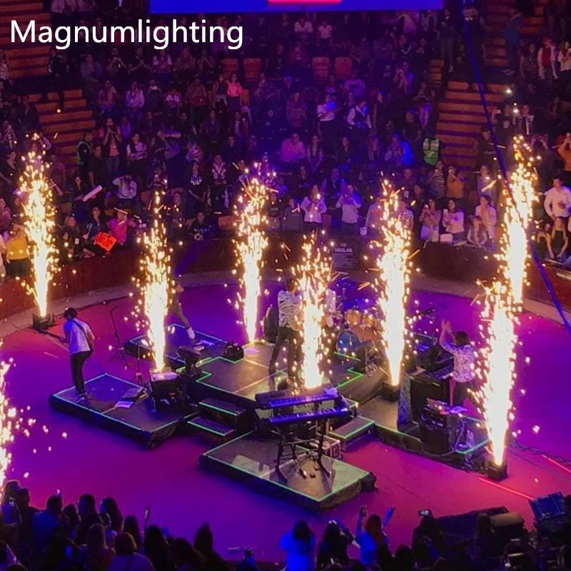 Cold sparkler fireworks safety indoor wedding fireworks cold spark machine dmx stage fountain fireworks for party/stage