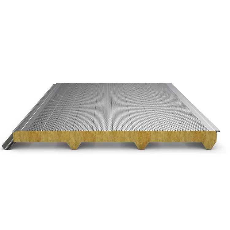 Modern Design Roof-Colored Sandwich Profiled Steel Sheet for Warehouse House and Exterior Wall Panel with Foam Core Material