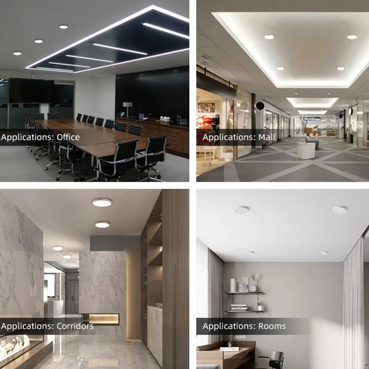 MELINZ хорошее качество Теплый Нейтральный белый свет квадратный поверхностный монтаж 3 Вт 6 Вт 9 Вт 12 Вт 15 Вт 18 Вт 24 Вт Светодиодная панельная лампа