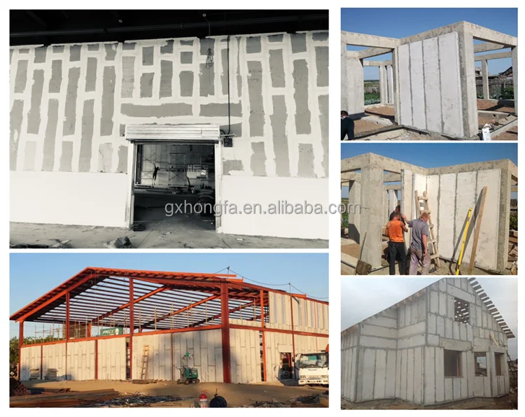 wall panel machine ,Lightweight EPS Fiber Cement Gypsum Board Wall Panel Making Machinery Precast Concrete Sandwich Eps Wall Panel Machine for Building Machinery  (2)