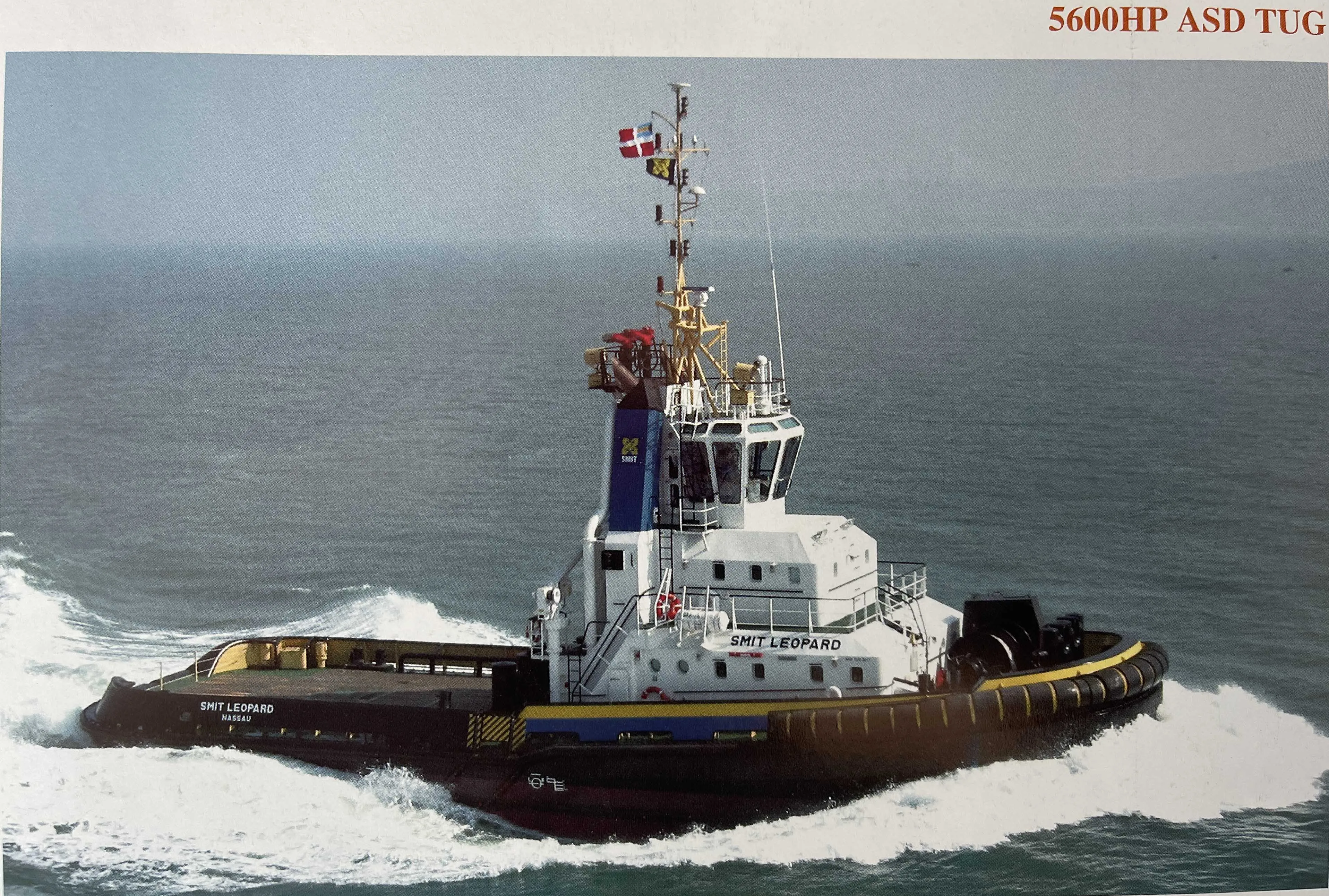 3200 to 7600 Steel Commercial Asd Tug Vessel