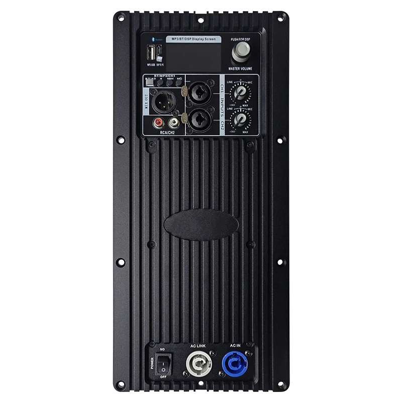 PAL500 + CQ190 класс D 400 Вт 80 двухканальный усилитель активный динамик модуль с аудиопроцессором