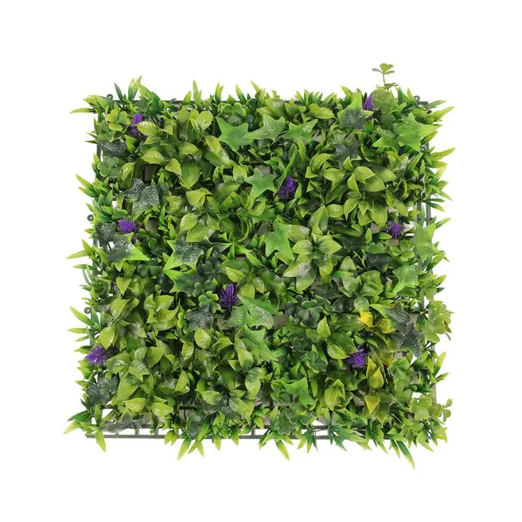 Anti--UV artificial hedge fence panels boxwood mat panels plant for wall decor faux foliage