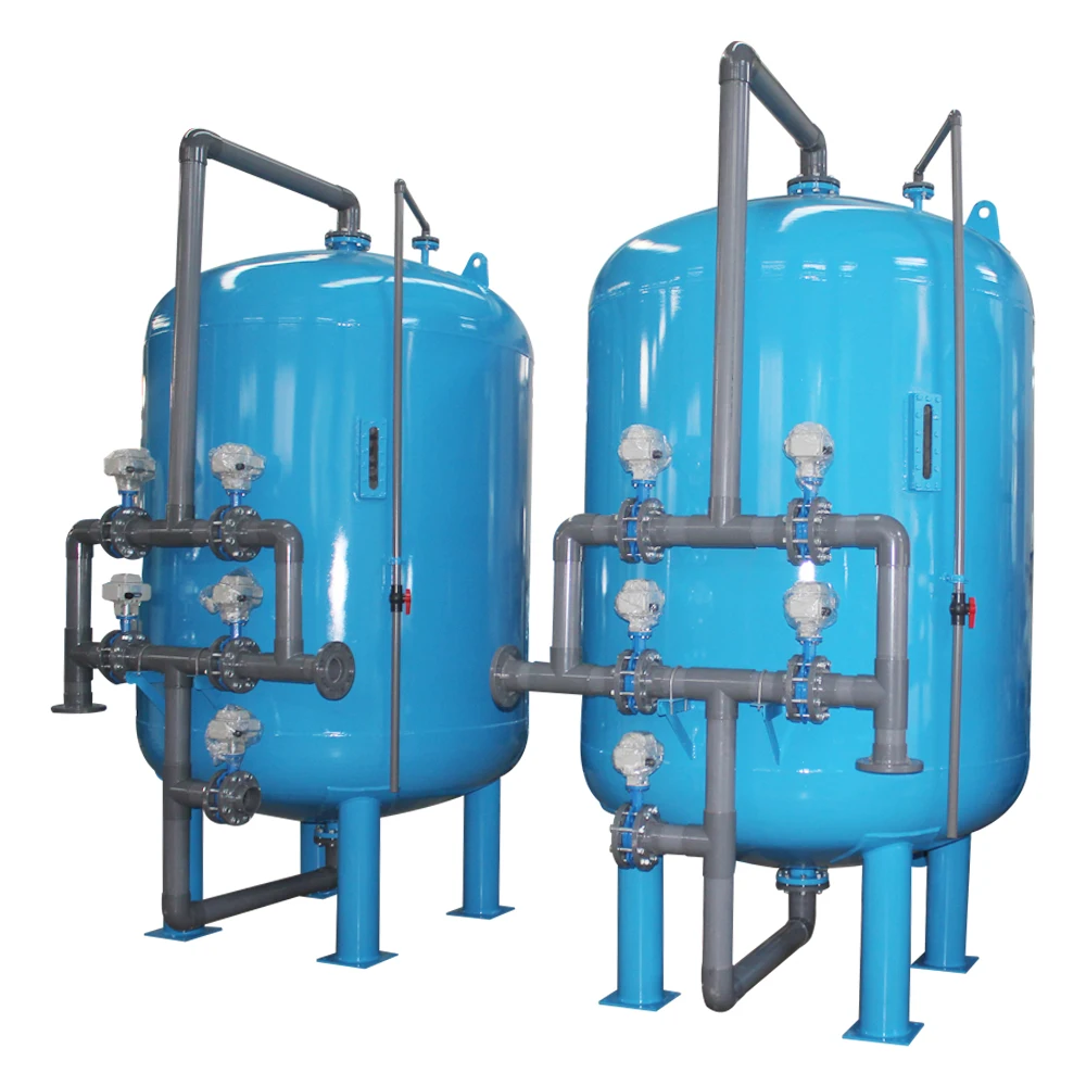 Dia1.4m   manganese greensand filter system for drinking water treatment