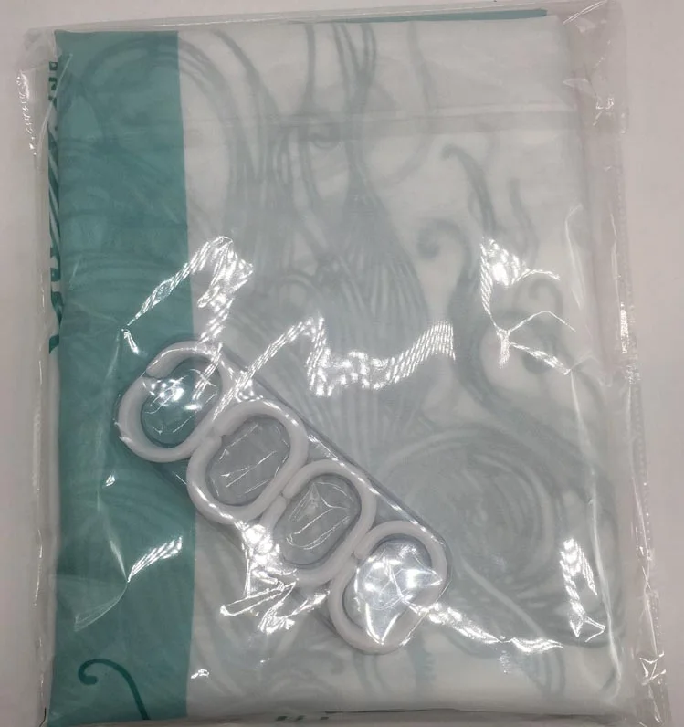 
3D Design Anti-mildew EVA Waterproof Bathroom Shower Curtains 