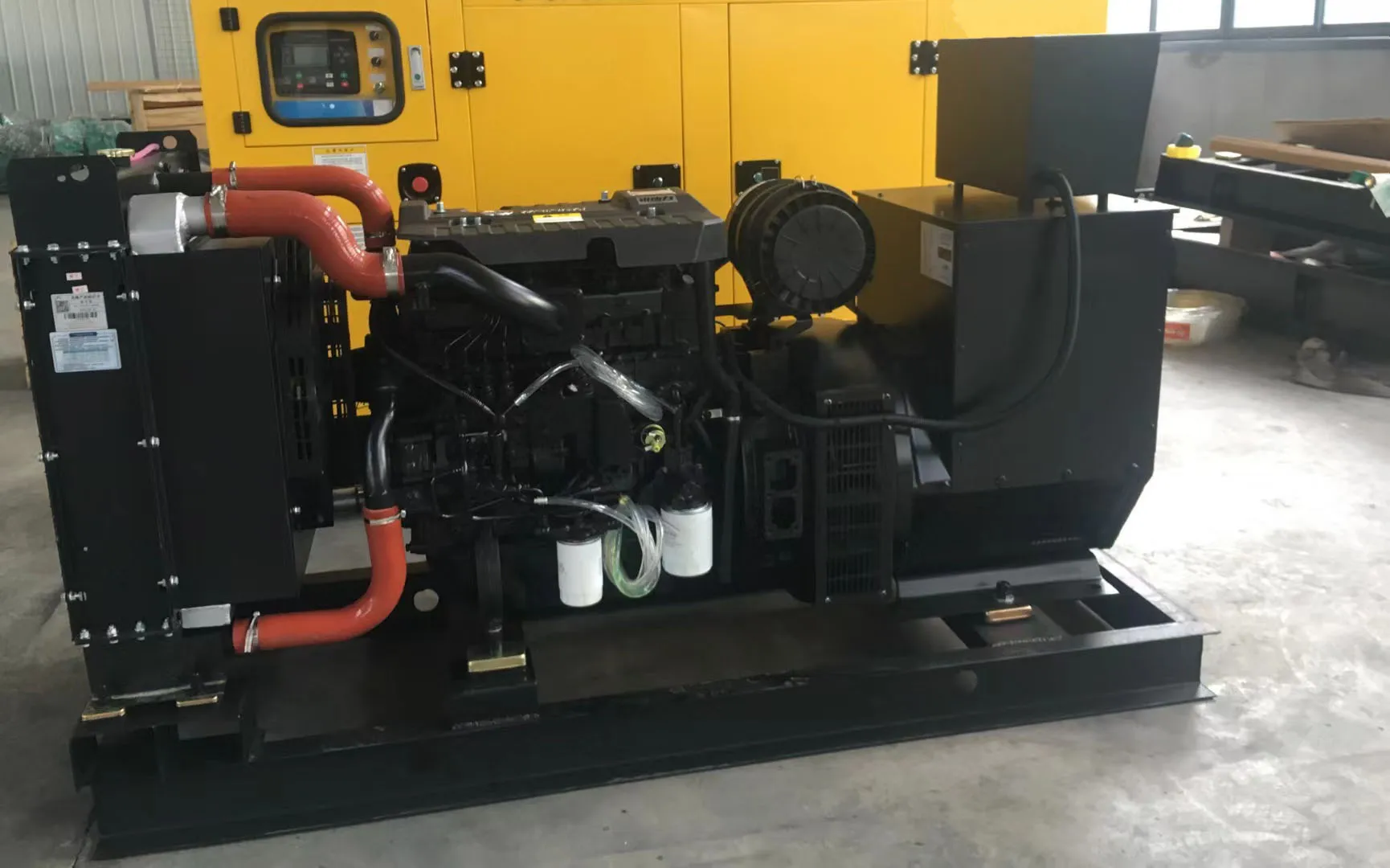 Made in China high efficiency 35kva diesel generator set three phase electric generator for sale