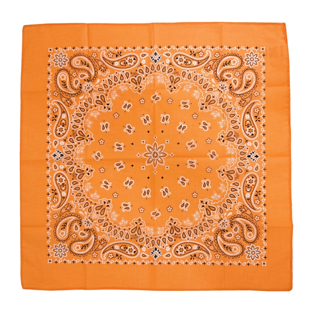 Hengli Polyester paisley flower square scarf hip-hop outdoor cycling spot wholesale bandana headscarf