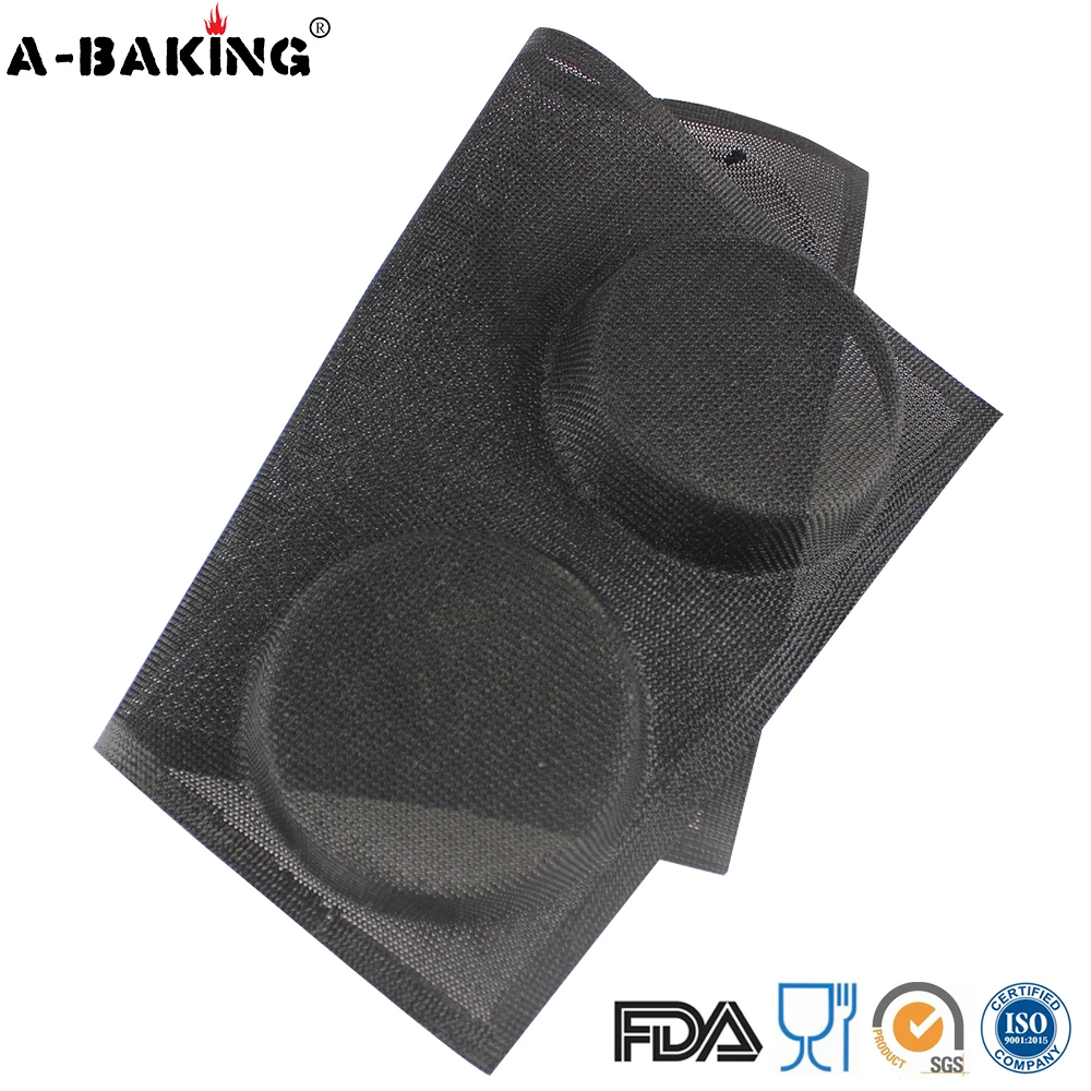 Силиконовые формы для хлеба с гамбургерами перфорированные выпечки антипригарные листы форма булочек 4 полости