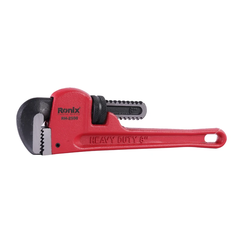 Ronix Model RH-2550 8' Professional Cast Iron Adjustable Heavy Duty Pipe Wrench