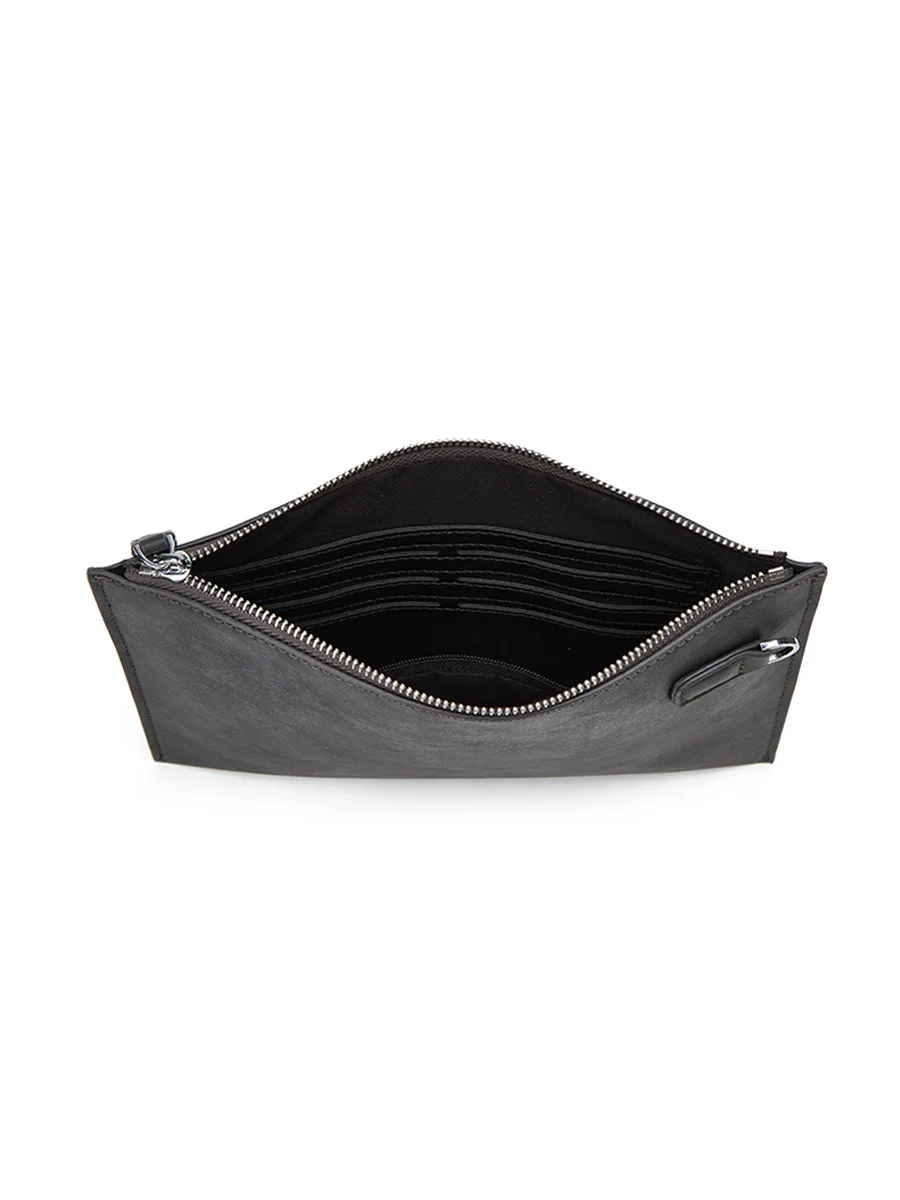 Men PU Leather Clutch Handbag  Waterproof business phone bag Underarm Pouch Mens coin wallet Without Logo