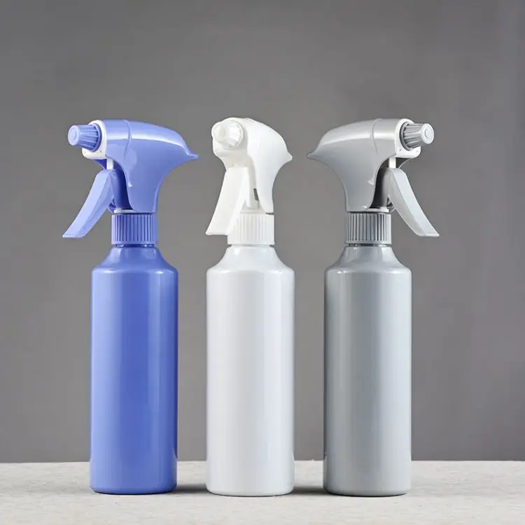 Eco-friendly cosmetic packaging pet plastic fine mist trigger continue empty spray plastic bottle 350ml