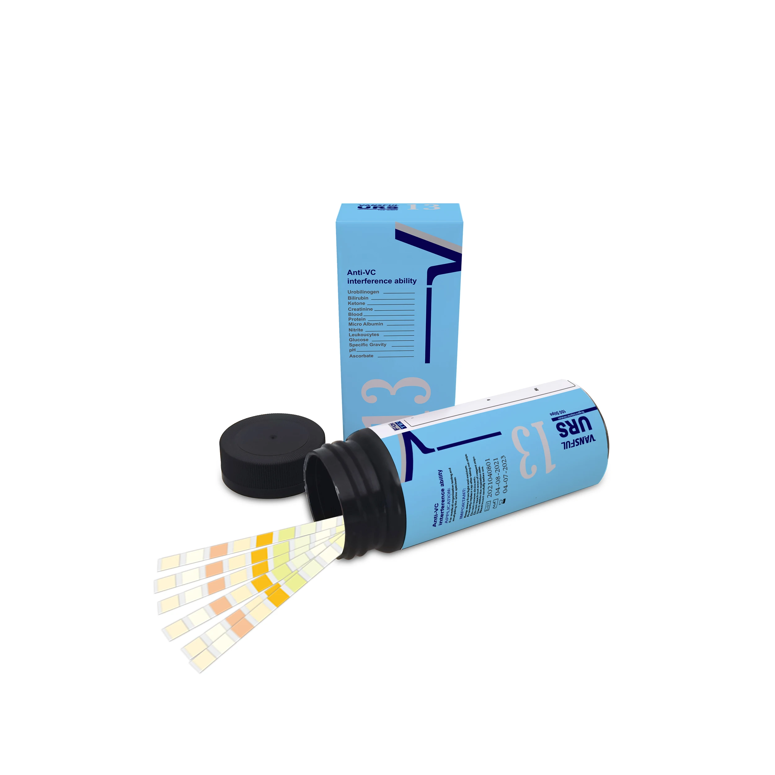 High Accuracy 13 Parameters Urine Test Strips Urine Dipstick Test Strip Urine analysis kits