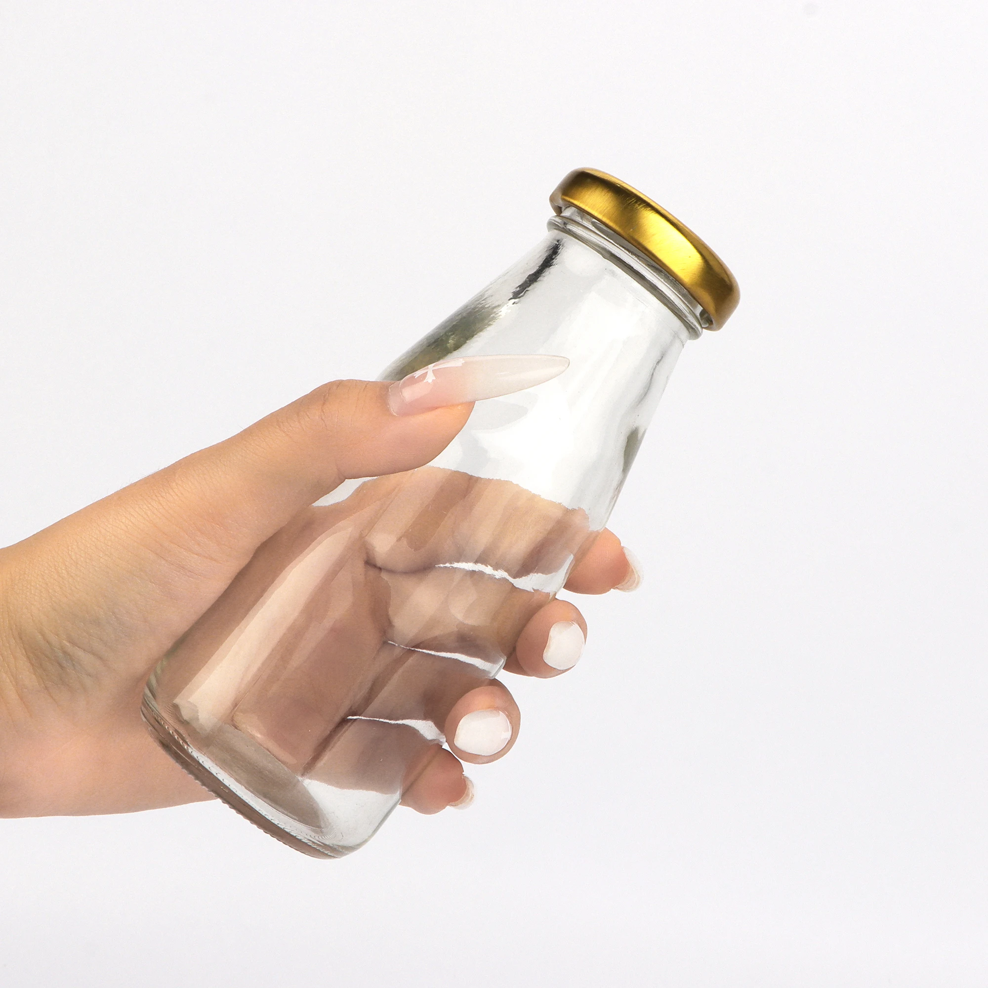 High quality glass water bottle Salsa 350 ml 200 ml for export wholesale factory price from India