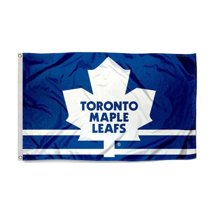 Hot Sale Custom Printing Sublimation National Country Flag Canada Toronto Maple Leaf Blue White Black Yellow Red St George Flags