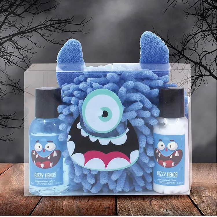 Wholesale custom packaging gift set kids cbd bubble fizzy natural halloween bath