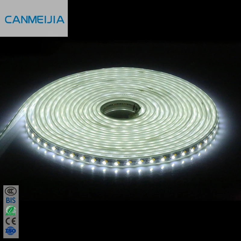  SMD 5730 Двухрядные 120 фишек/м Гибкие светодиодные ленты изменяющимся цветом светодиодными лампами лента клейкая De Luces Светодиодные полосы фонари в