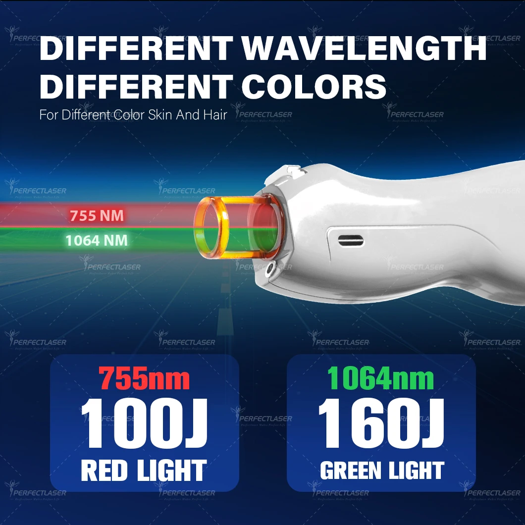 2024 Professional nd yag Long Pulse Alex Laser Hair Removal Machine Price Gentle With Cooling 1064nm 755nm Alexandrite Laser