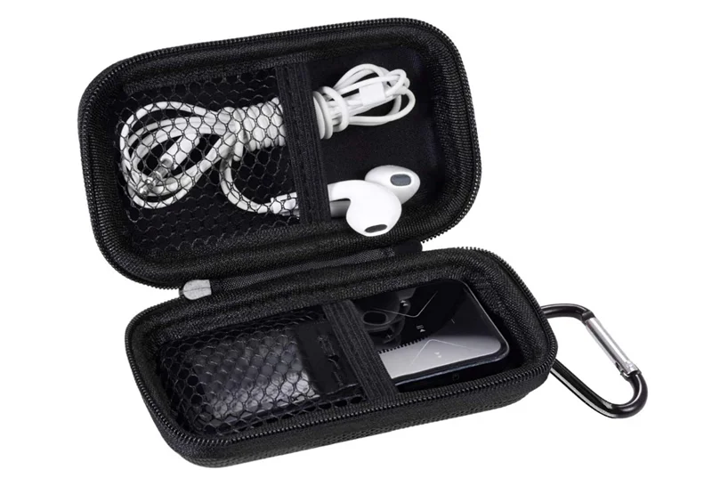 Custom Durable Hard Shell Portable Protection Travel Carrying Case for MP3 MP4 Players iPod USB Cable Hard Driver