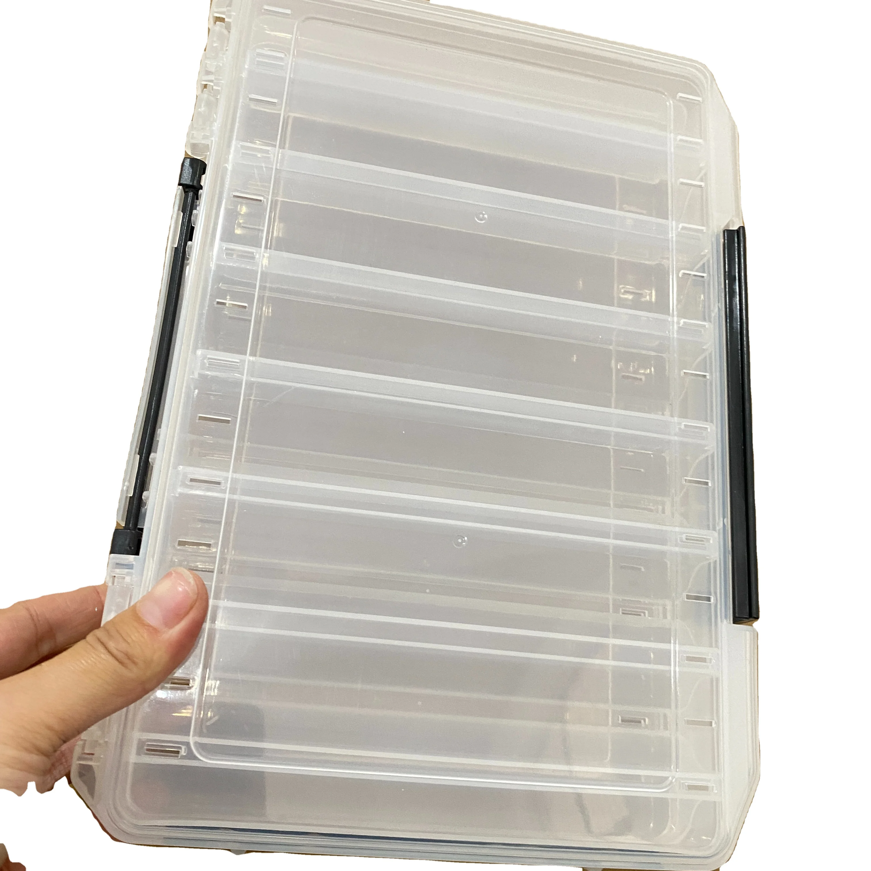 Tackle box Reversible Lure Case High Strength Fishing Tackle Accessory Boxes bait  lure BOX