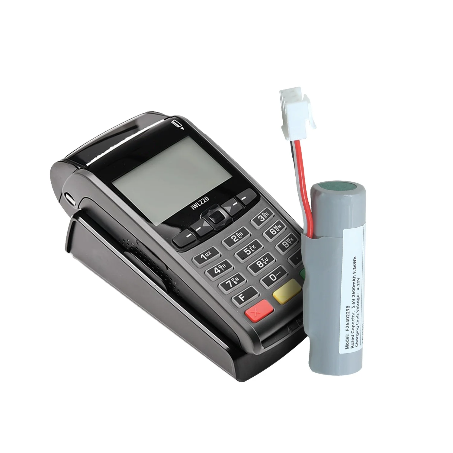 Move 2500 battery18650 rechargeable F26402298 battery for POS Ingenico POS Terminal Move2500 IWL250 SWLB Lithium ion battery