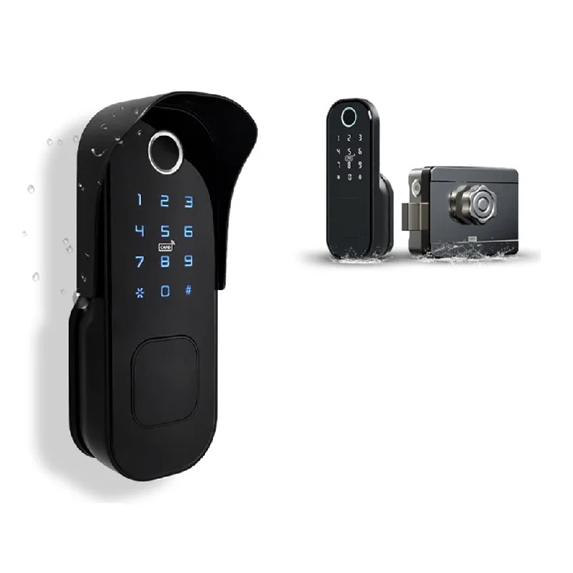 Tuya Лидер продаж S812 Smart Life Lock tlock биометрический замок отпечатков пальцев пароль карты смарт-Wifi Замок