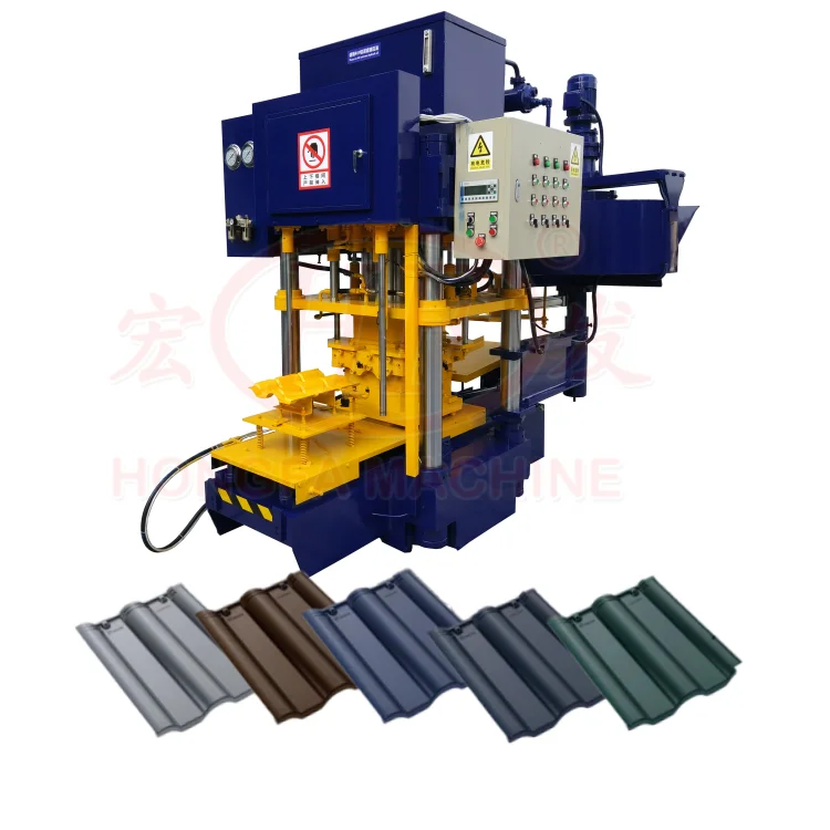 roof top tile making machine 9600 PCS/Day Capacity Color Cement Roof Tile Forming Machine Concrete Roof Tile Making Machine