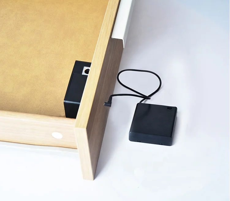 Smart BLE TTlock App Drawer Lock NFC Locker Lock on Wooden Cabinets