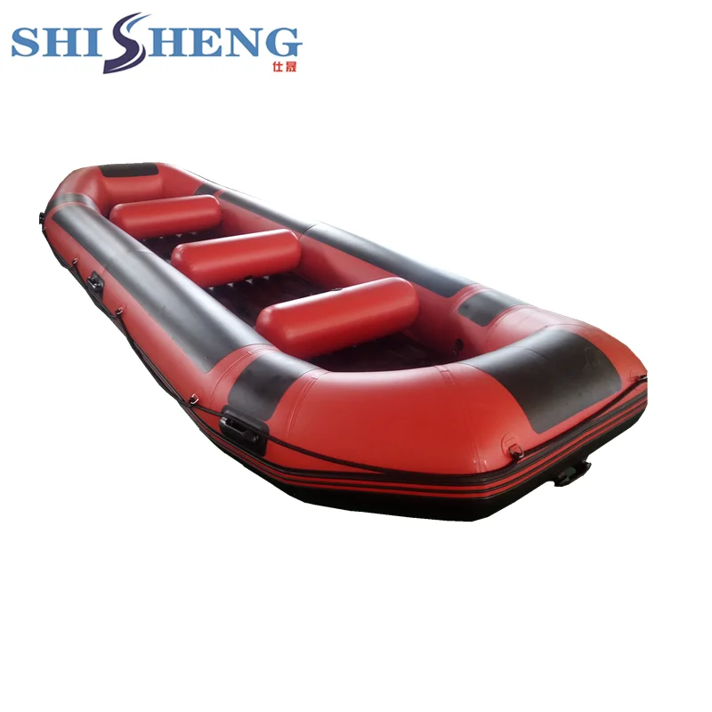 
14 people 5.2m self draining inflatable paddle boats white water river rafting boat  (62226801915)
