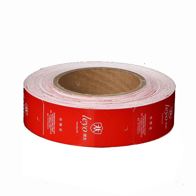 Пользовательский печатный логотип экологически чистый перерабатываемый бумажный бирка с покрытием для одежды