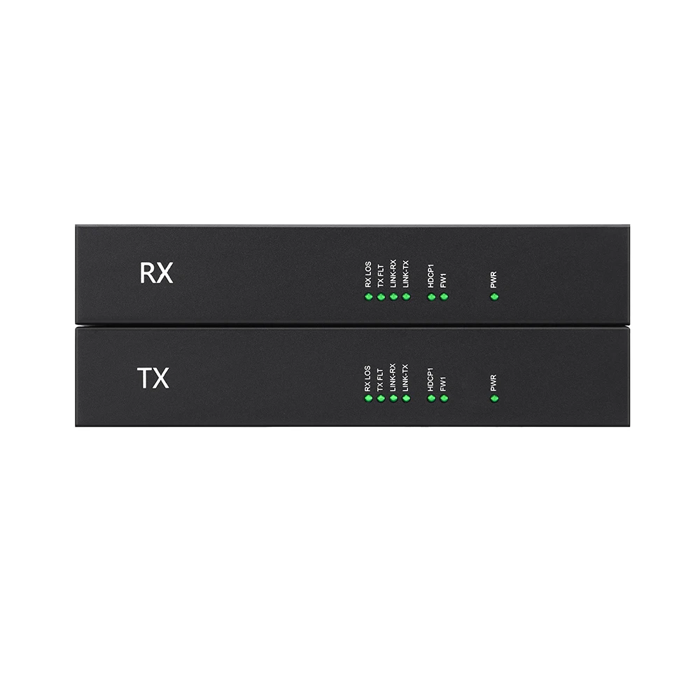 Fiber Optic 4K USB HDMI KVM Extender