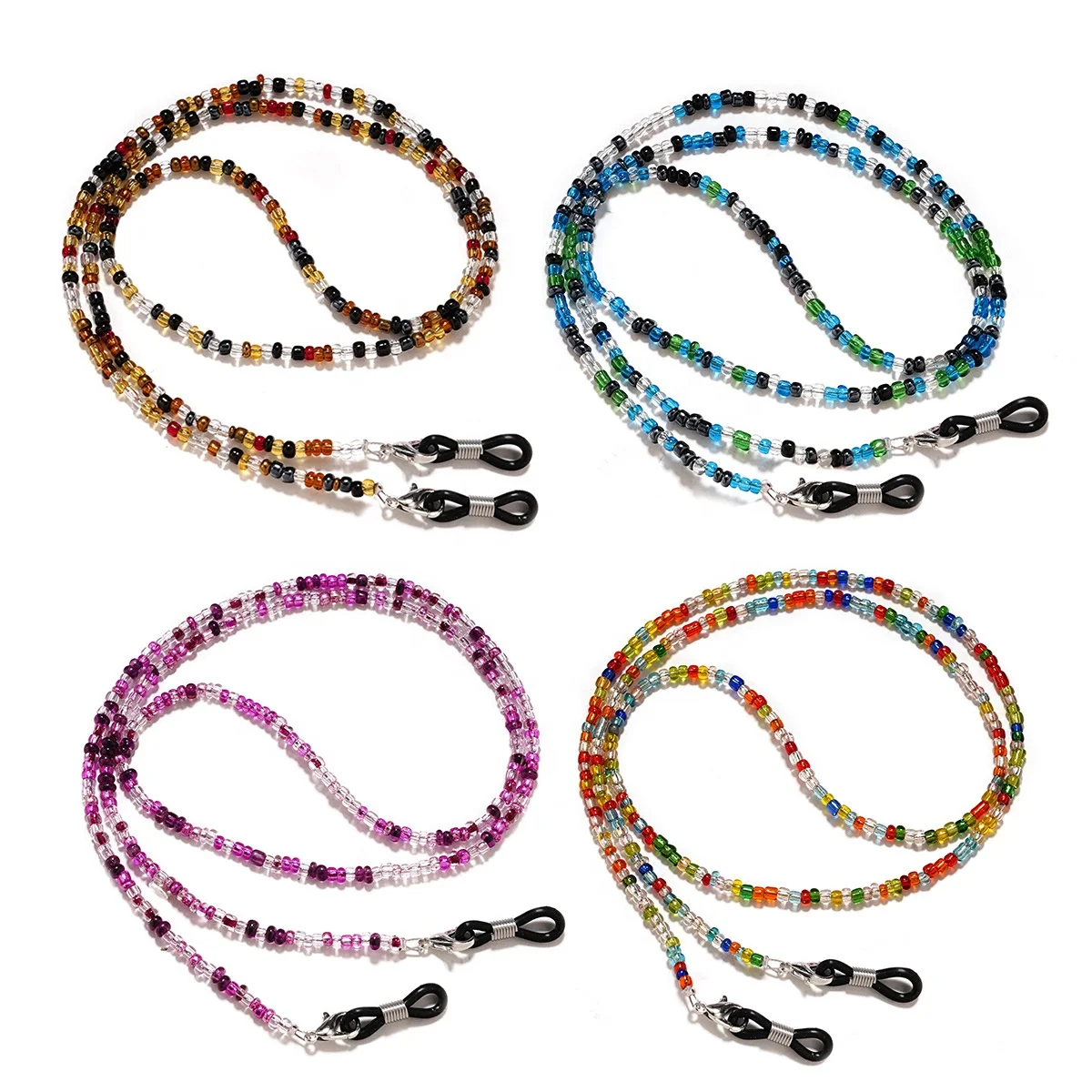 Fashion Seed Beaded Masking Chain  Sunglasses Cord Neck Straps Reading Glasses Chain Eyewear Chain