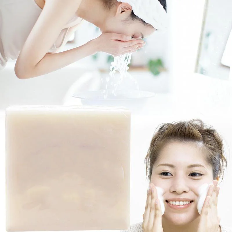 Wholesale Cheap OEM Custom Handmade Whitening Rice Milk Facial Bath Shower Soap