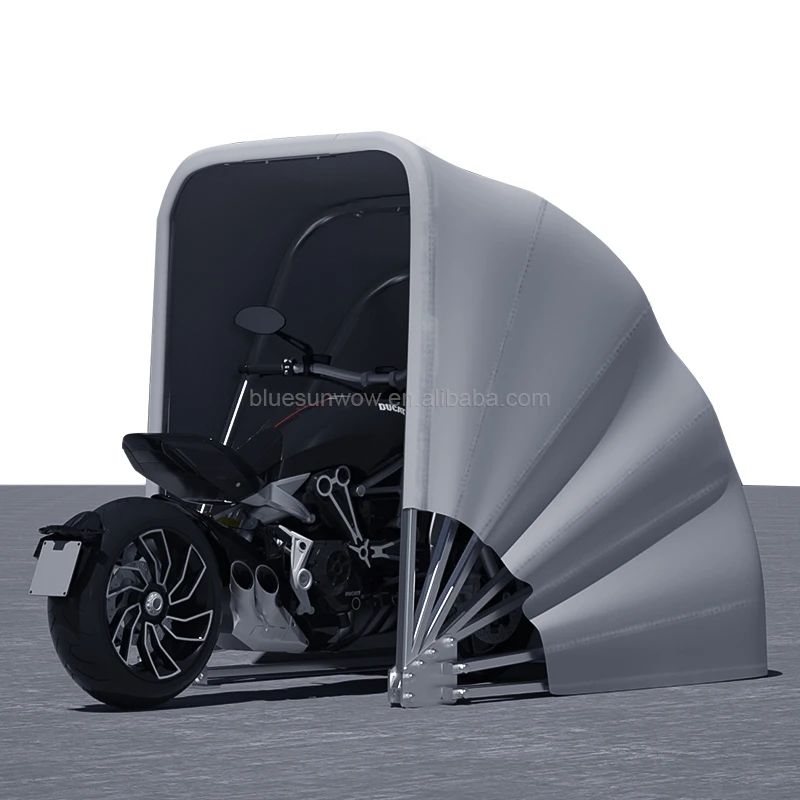 Waterproof Folding Motorcycle Shed Cover Carport Car Parking For Motorcycle Parking Portable Motorcycle Garage