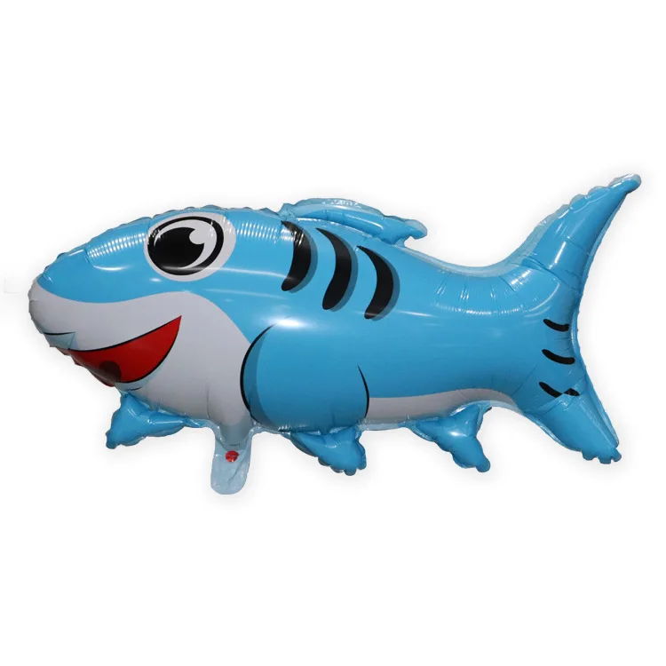 2022 2023 Hot Sale Kids Birthday Decoration Inflatable Animals Toys Shark Cartoon Foil Balloons