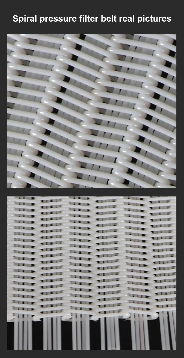 Factory polyester spiral linear wire screen conveyor yarn conveyors pet woven mesh belt 