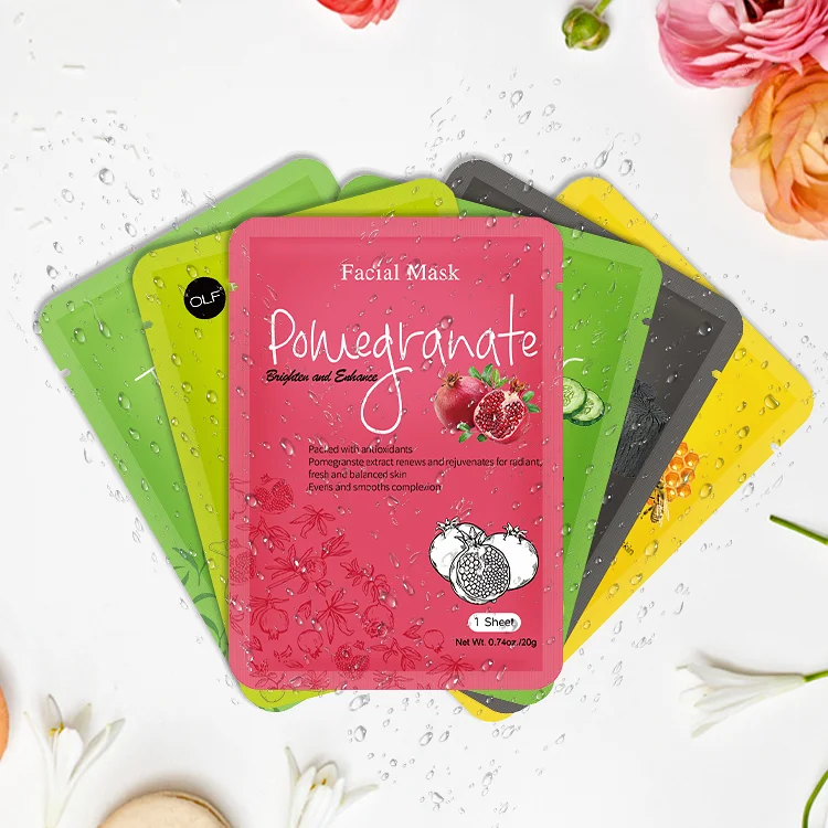 Лидер продаж в США увлажняющая листовая маска частная марка косметическая для лица ухода за кожей