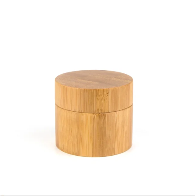 Manufacturer 30ml 50ml 100g 200g 250g Custom Glass Jar Wooden Lid Logo Engraving Jar Lids Bamboo Lid Cosmetic Jar
