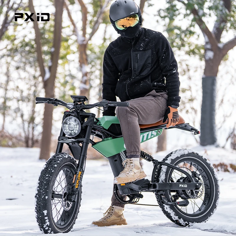 PXID MANTIS P6 Электрический велосипед 20-дюймовый толстый дорожный и вездеходный горный