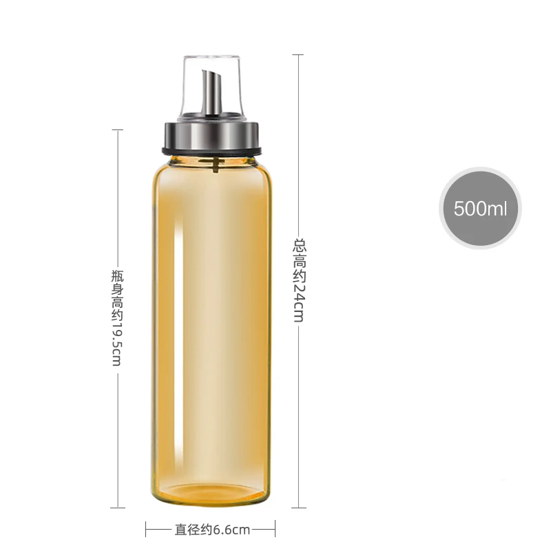 High-end Technology Manufacturing Cooking Kitchen Oil Glass Bottle
