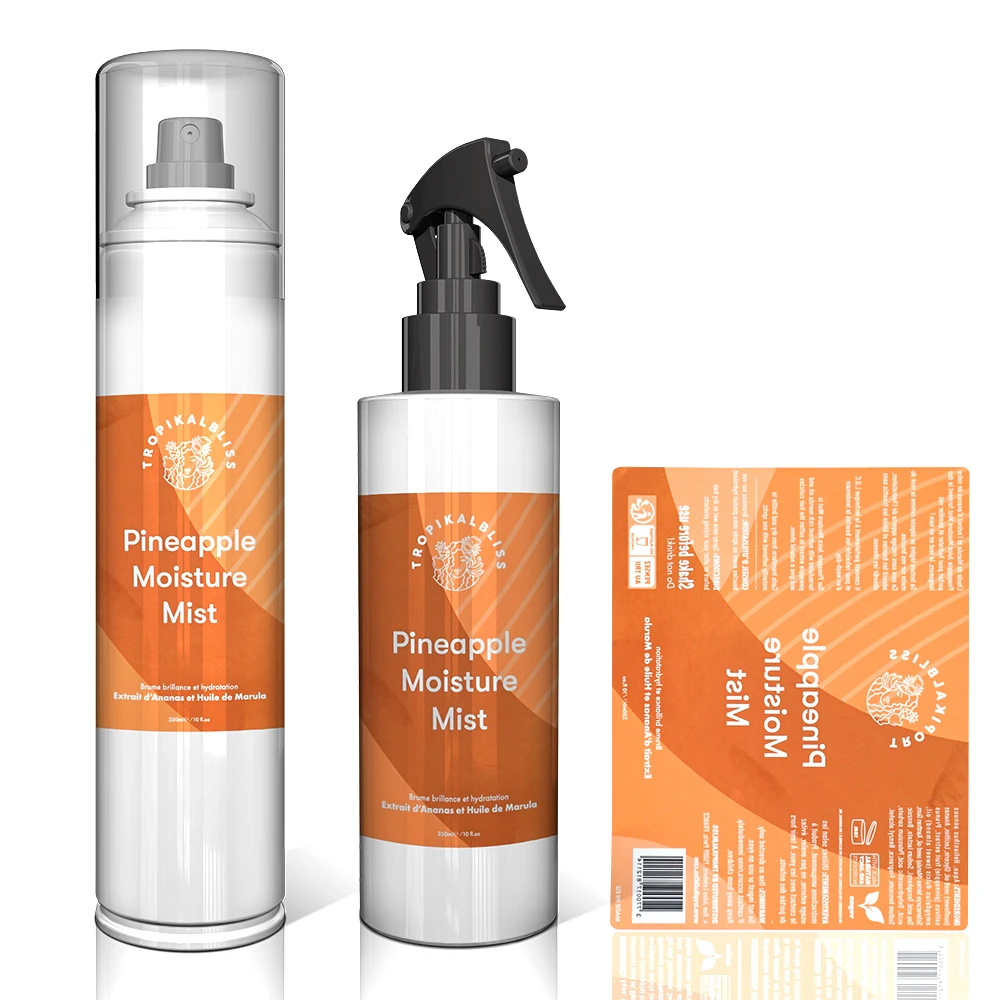 Custom sticker printing label for household daily chemical product label sticker detergent label