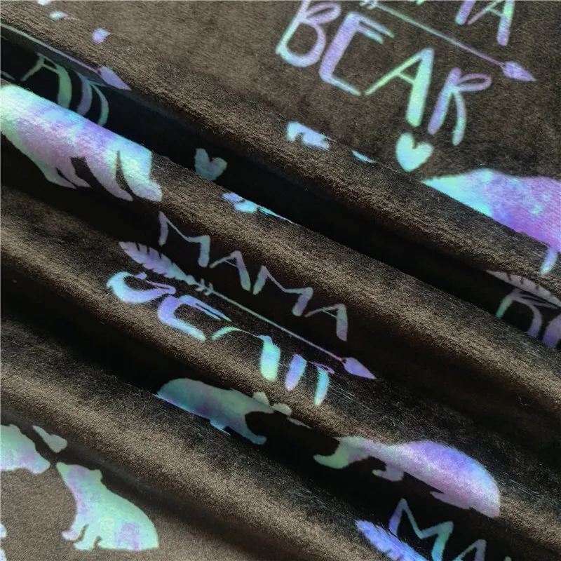 Digital printing 95% Polyester 5%Spandex Stretch custom printed double side squish minky plush lycra fabric330GSM