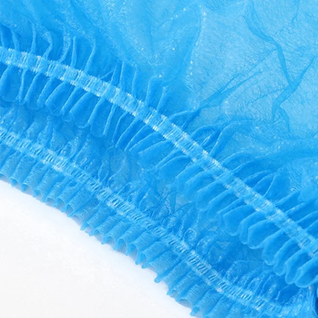 Factory Price Non-Woven Shower Cap Disposable Chef Cap Disposable Strip Cap