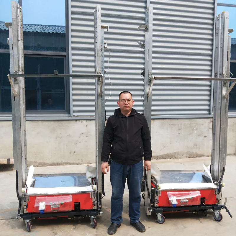 high quality automatic wall plastering machine cement spray rendering machine