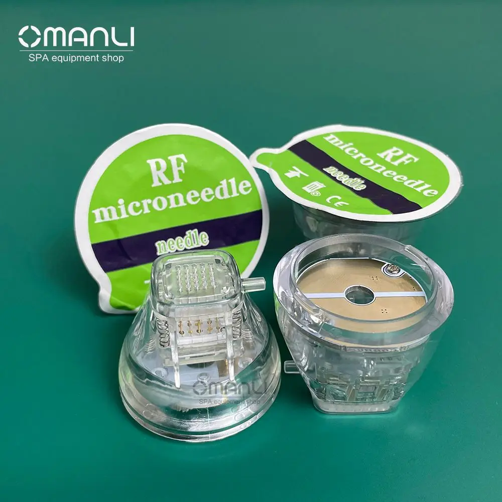 Gold Plated Insulated Rf Fractional Cartridges 10Pins 25Pins 64Pins Nano RF Cartridge