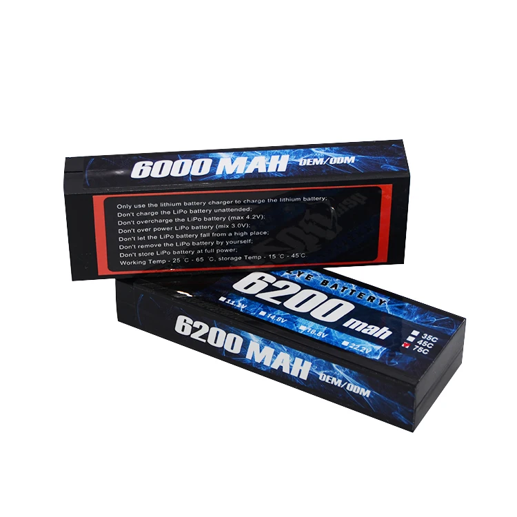 Оптовая продажа 6000 мАч 7 4 В 2s 3s 6s rc вертолет battery2s lipo батарея