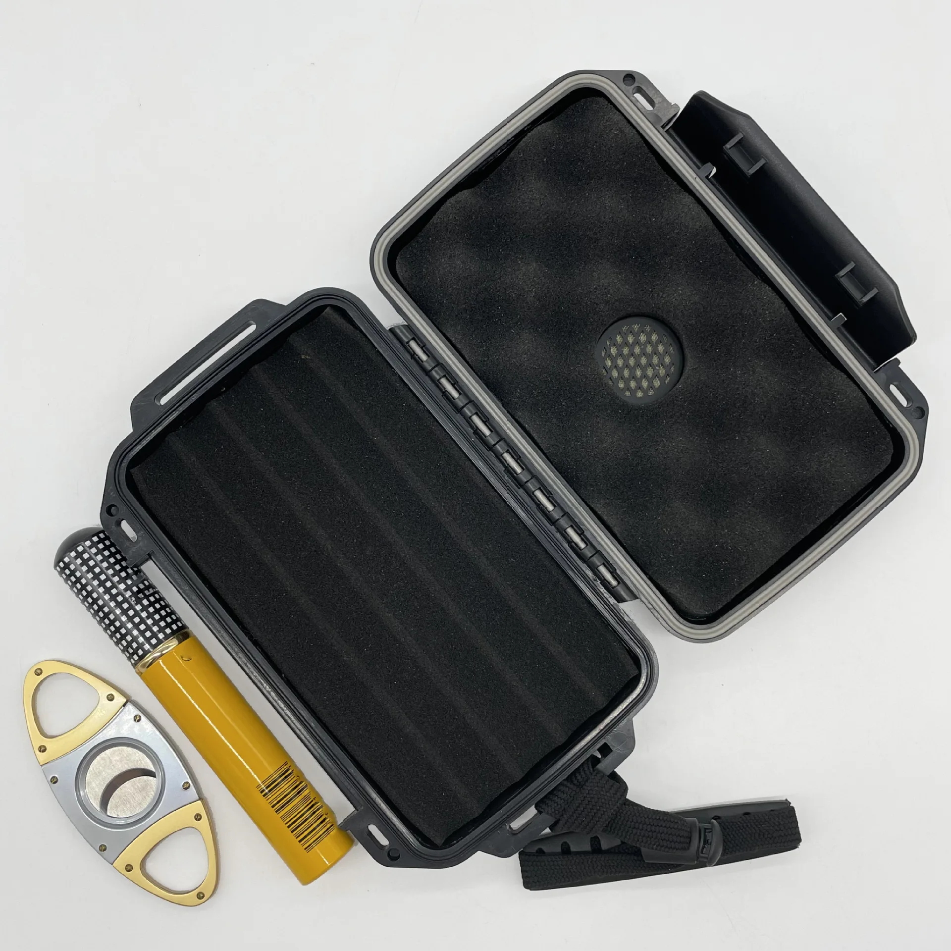 New multi-purpose travel storage cigar humidor custom logo size color smoking kit smell proof box gift