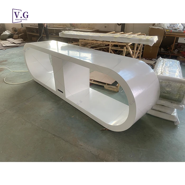 custom made office table design small curved office table working table for home office