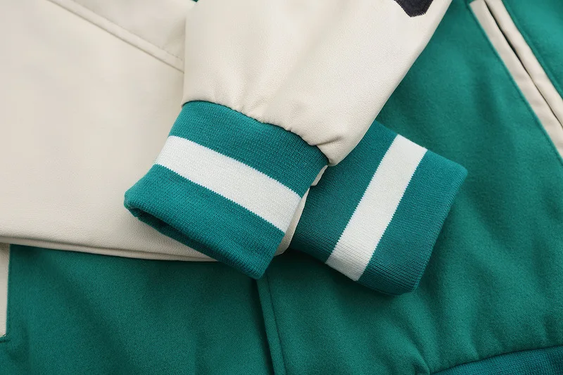 American retro street embroidery baseball uniform jacket for men and women Harajuku national brand loose couple casual jacket