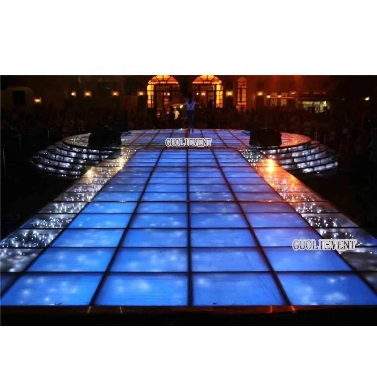 
Acrylic Wedding Stage Recycled Tempered Glass Aluminum Alloy Stage 
