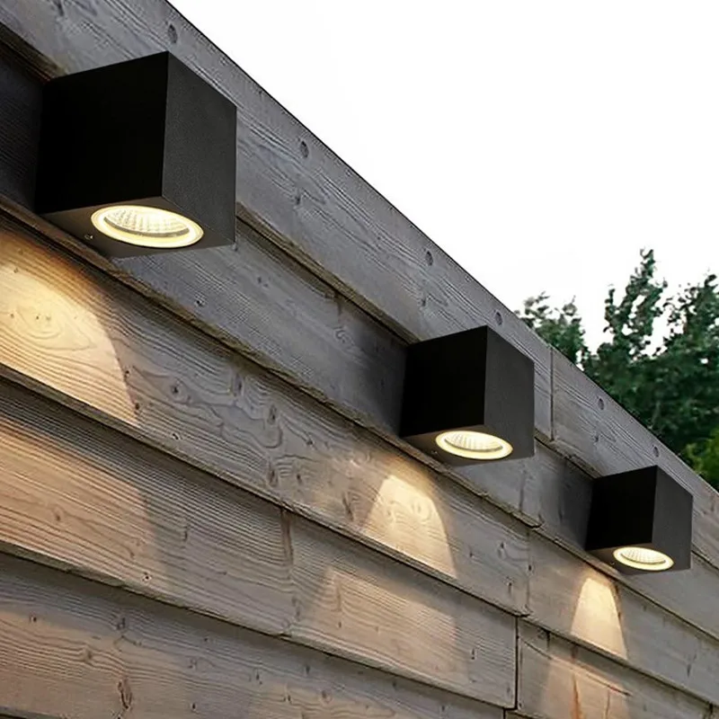 5W 10W COB Porch Wall Sconce Light Indoor Outdoor Landscape Lighting Waterproof IP65 LED Wall Lamp